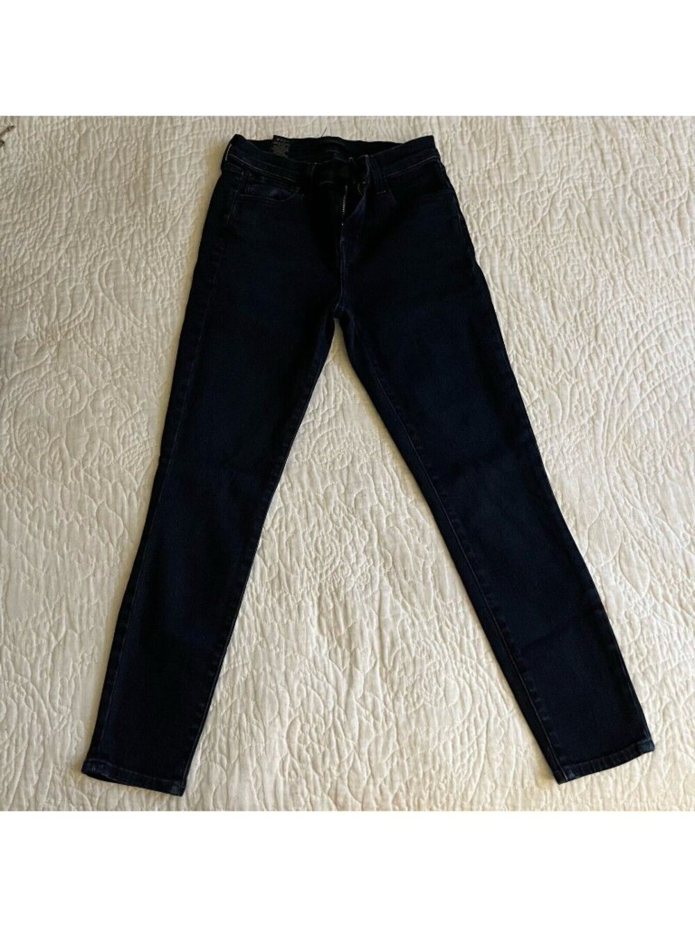 J Brand Womens Jeans Dark Blue High Rise Super Skinny Leggings Pants Size 25